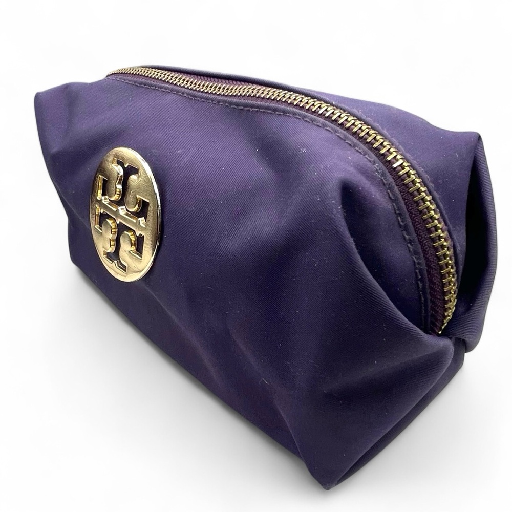 🎉HP! ❤️ Tory Burch Nylon Logo Zipper Pouch - Picture 2 of 8